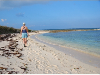 # 8 Author on beach near Driggs Hill