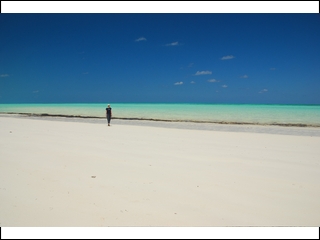 #7 Author on the beach at Kemp's Bay