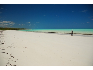 #6 Author on the beach at Kemp's Bay