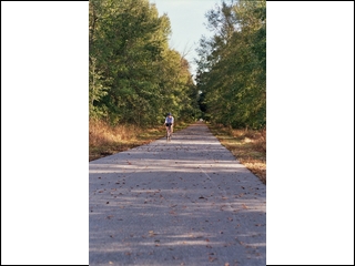 biking in Florida, on the Nature Coast Greenway Trail