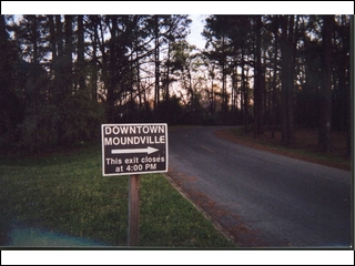 sign at Moundville