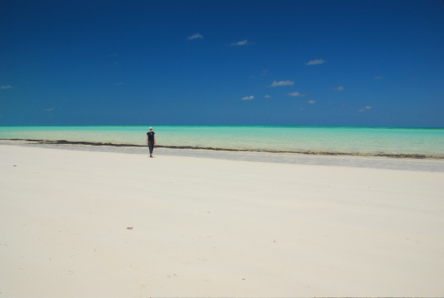 #7 Author on the beach at Kemp's Bay