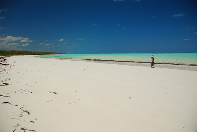 #6 Author on the beach at Kemp's Bay