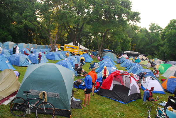 #1 Camping with 500 friends